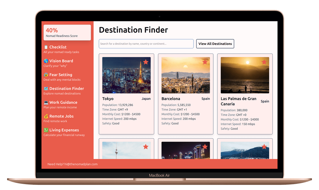 Destination Finder illustration