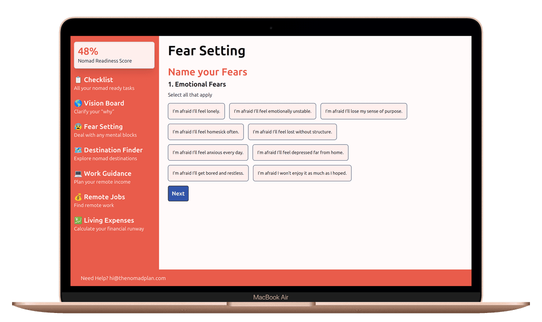 Fear Setting Tool illustration