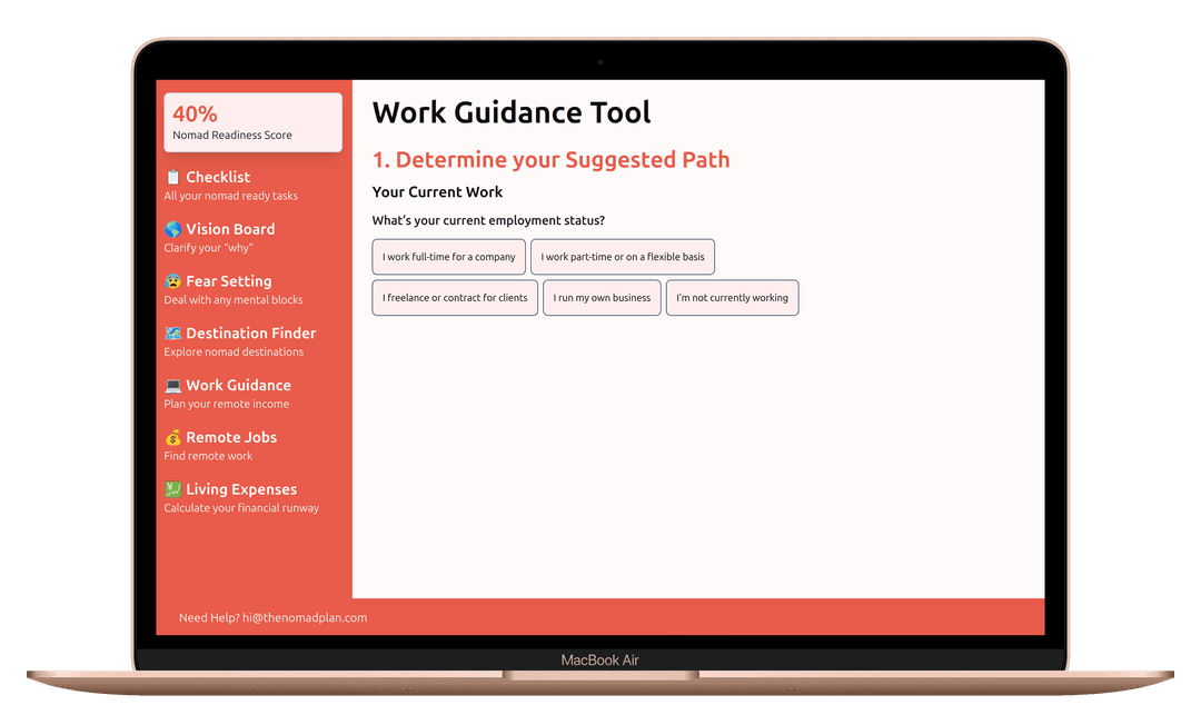Nomad Work Guidance Tool illustration